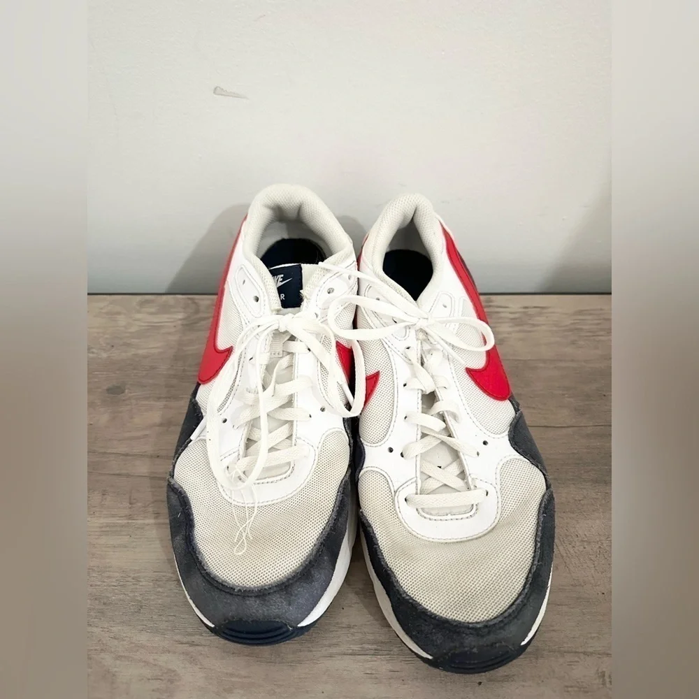 Nike Air Max SC CW4555-103 White/University Red/ Obsidian Sneakers Size 7Y
